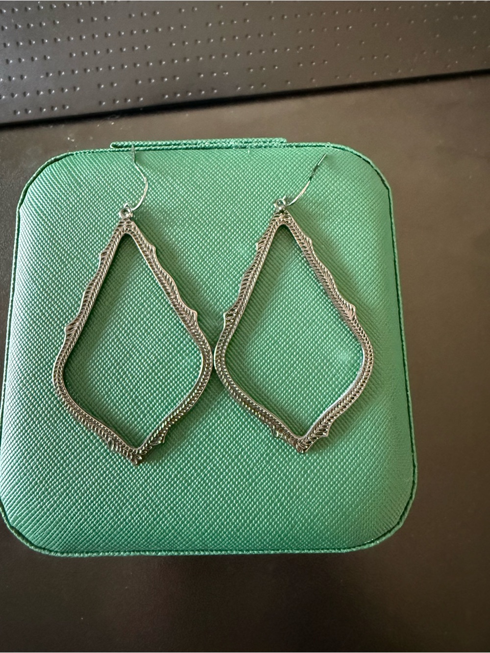 Kendra Scott-  Sophee Drop Earrings in
Gunmetal - Picture 3 of 5